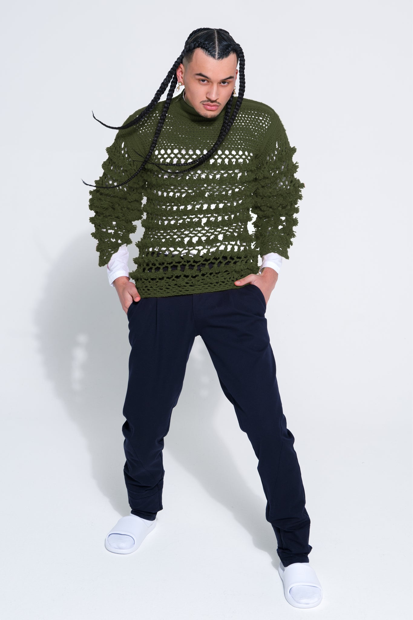 PIAI INGI SWEATER GREEN -SOLD OUT